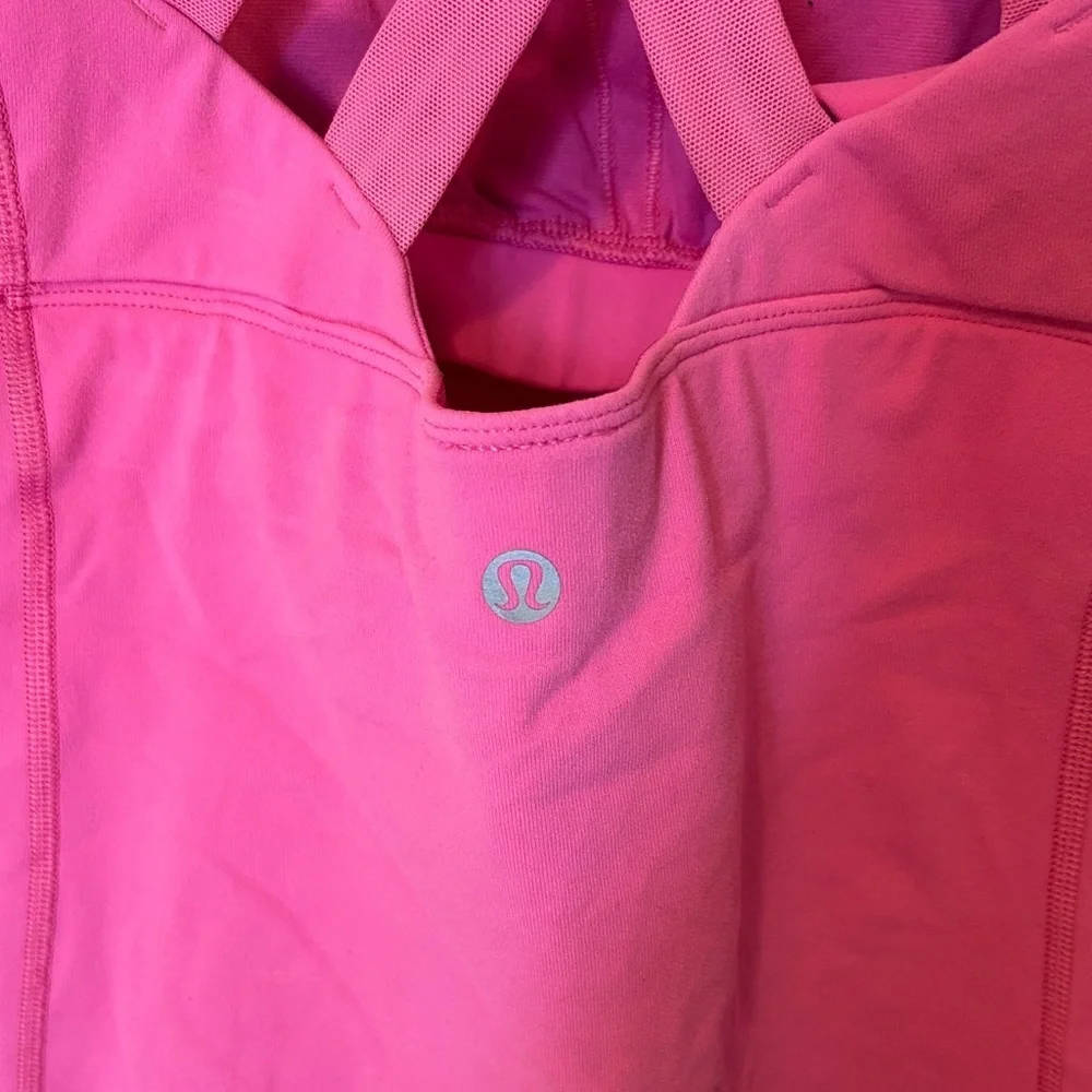 Lululemon Athletica Pink Tank Top